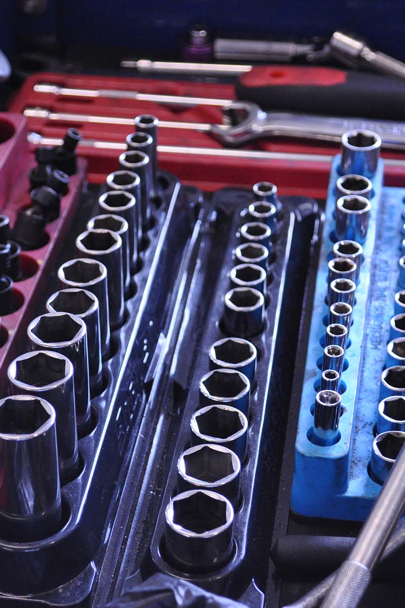 image of mechanic's tools at Masaki's Automotive